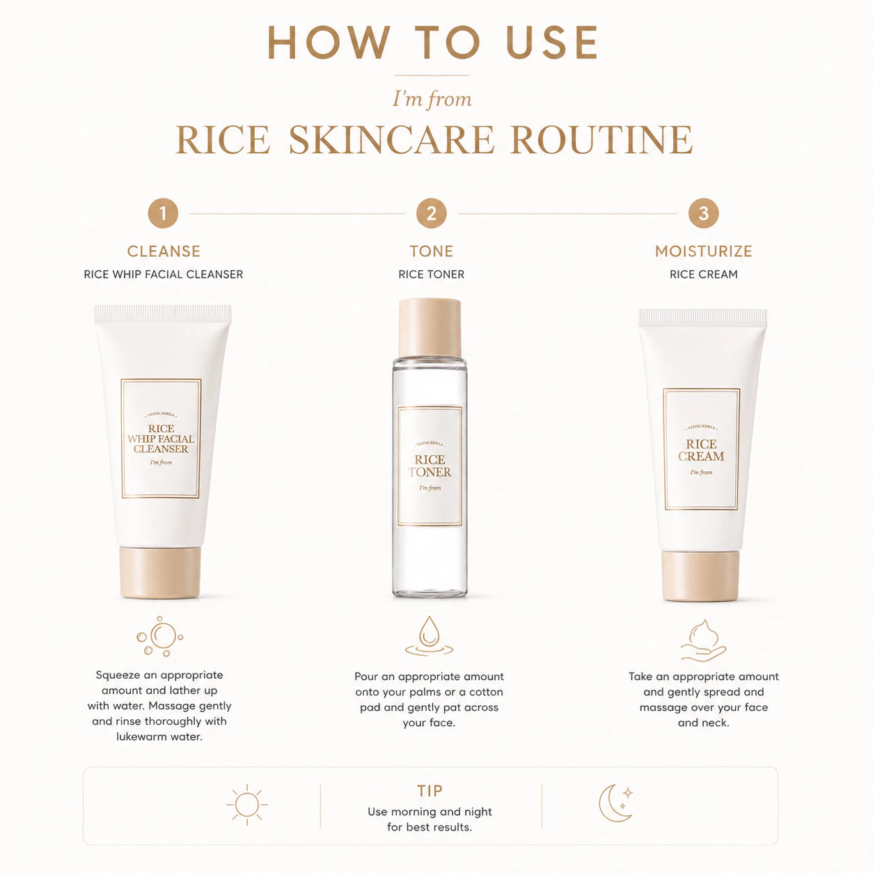 I'm From Rice Starter Kit [30ml/30ml/15ml]
