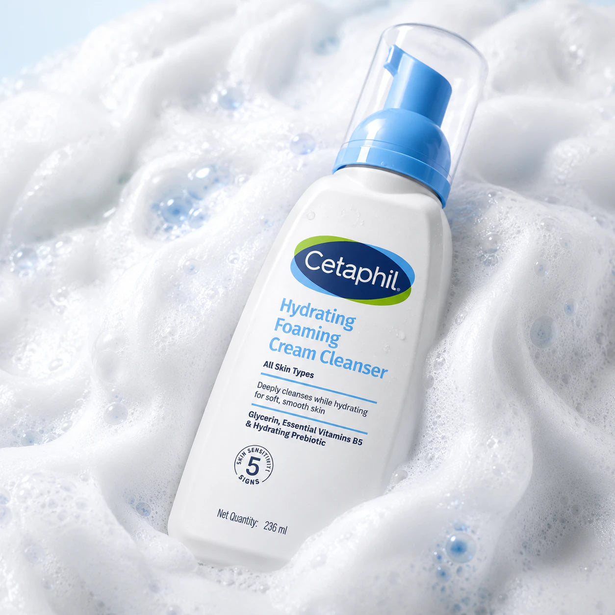 Cetaphil Hydrating Foaming Cream Cleanser