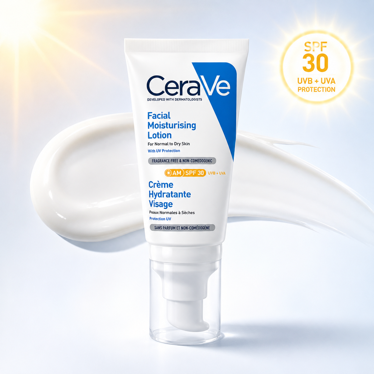 CeraVe AM Facial Moisturizing Lotion with SPF 30