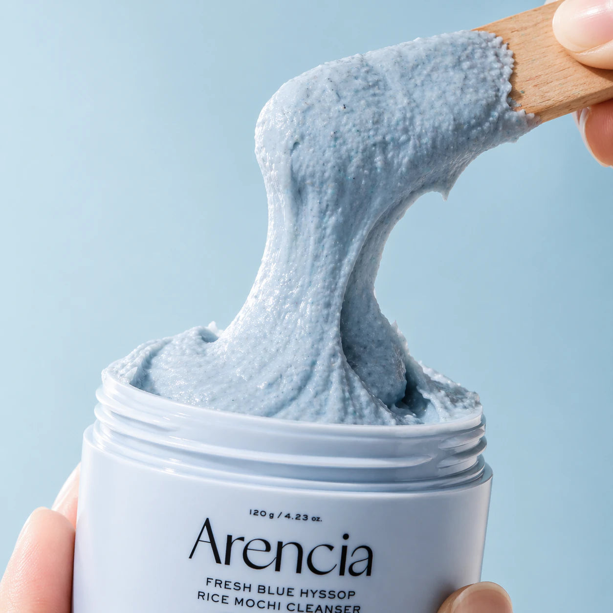 Arencia Fresh Blue Hyssop Rice Mochi Cleanser (120g)