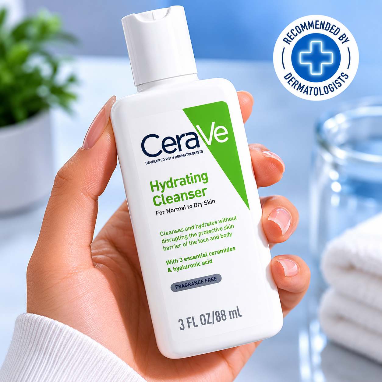 CeraVe Hydrating Cleanser for Dry Skin