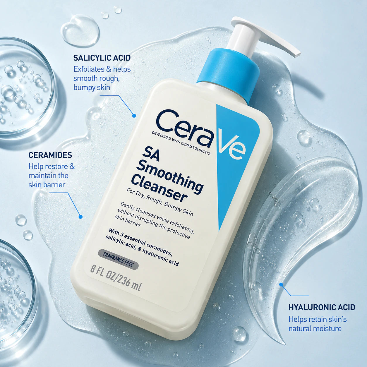 CeraVe SA Smoothing Cleanser