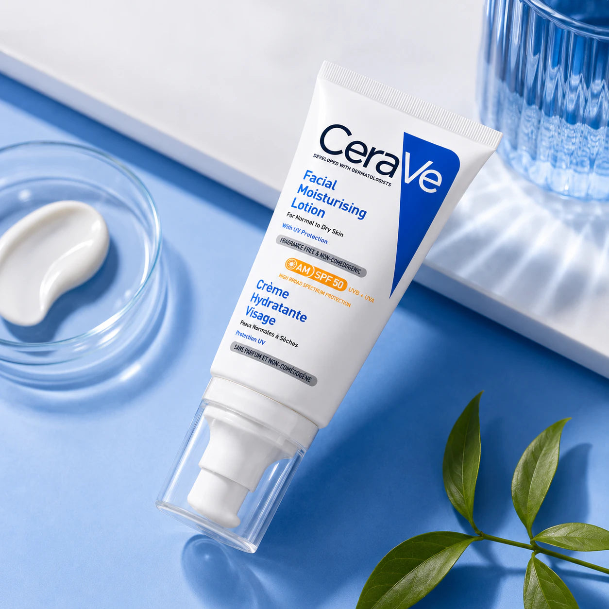 CeraVe AM Facial Moisturizing Lotion with SPF 50