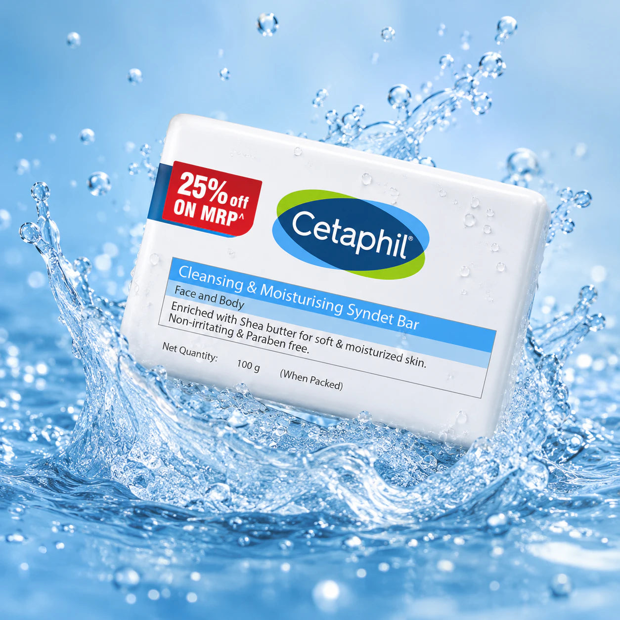 Cetaphil Cleansing & Moisturising Syndet Bar