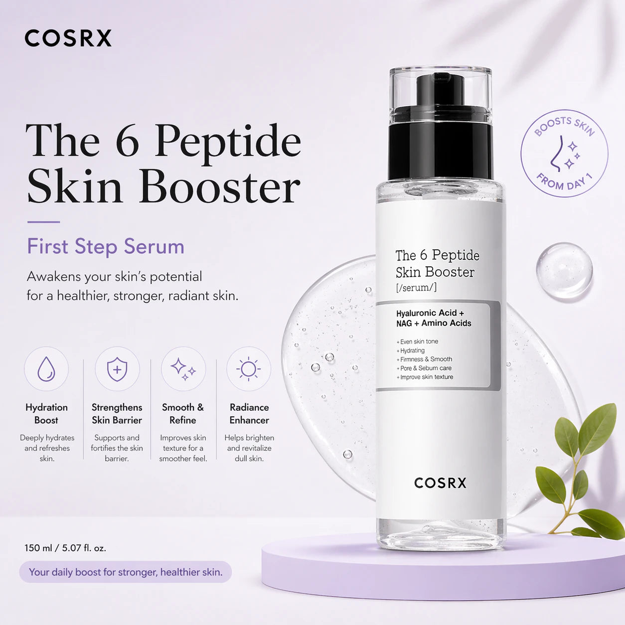 COSRX The 6 Peptide Skin Booster Serum