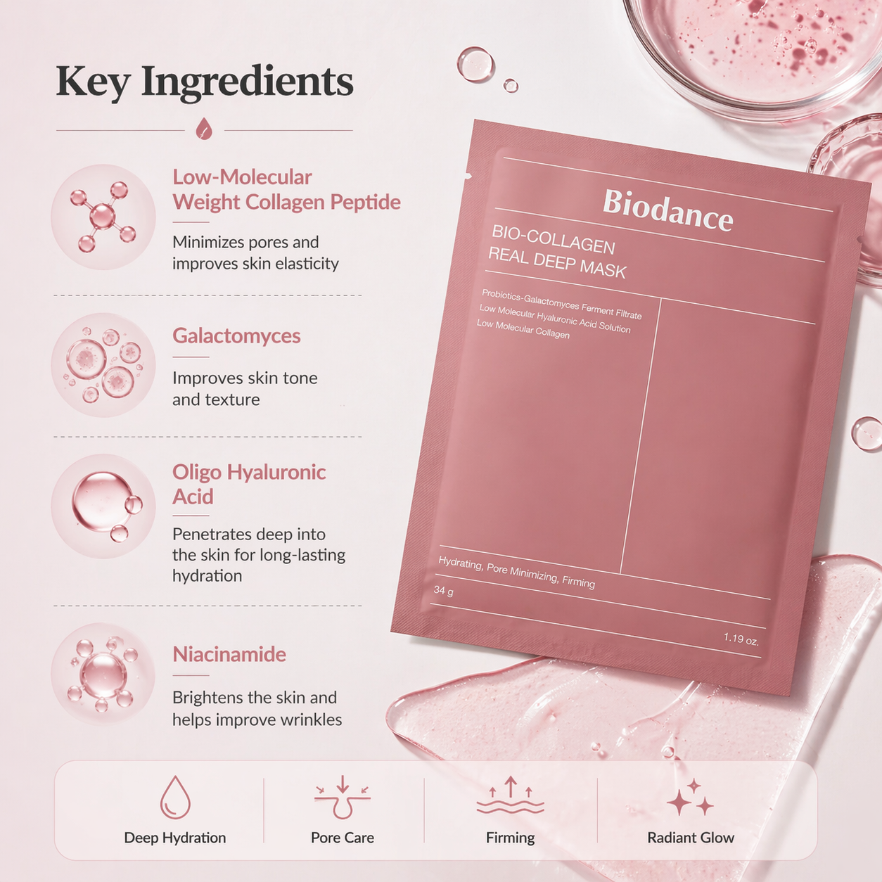 Bio Collagen-Real Deep Mask [34g]