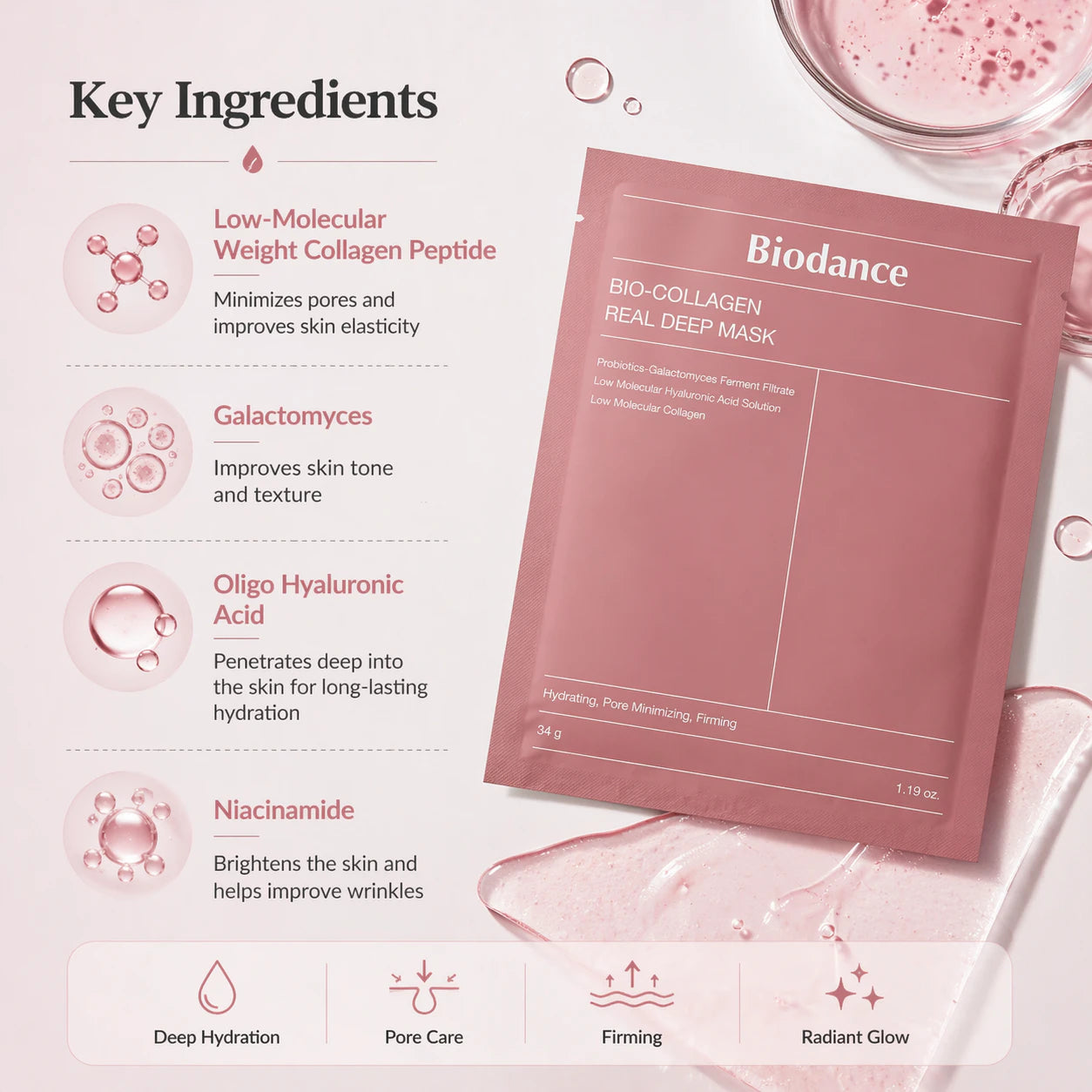 Bio Collagen-Real Deep Mask [34g]