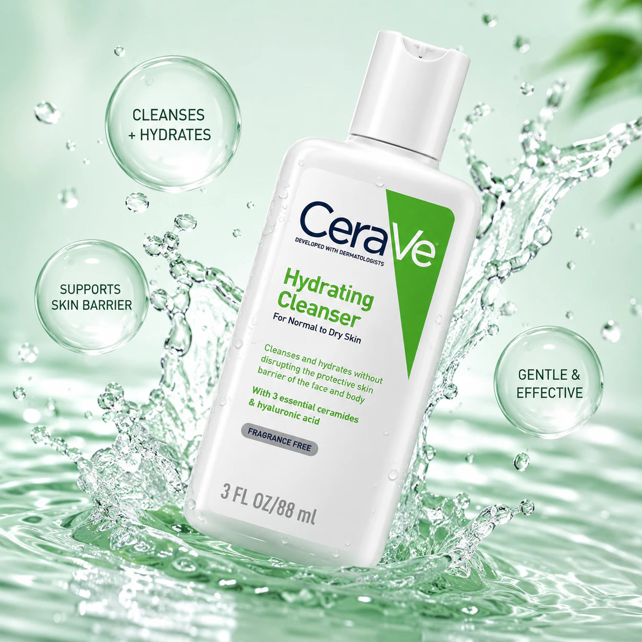CeraVe Hydrating Cleanser for Dry Skin