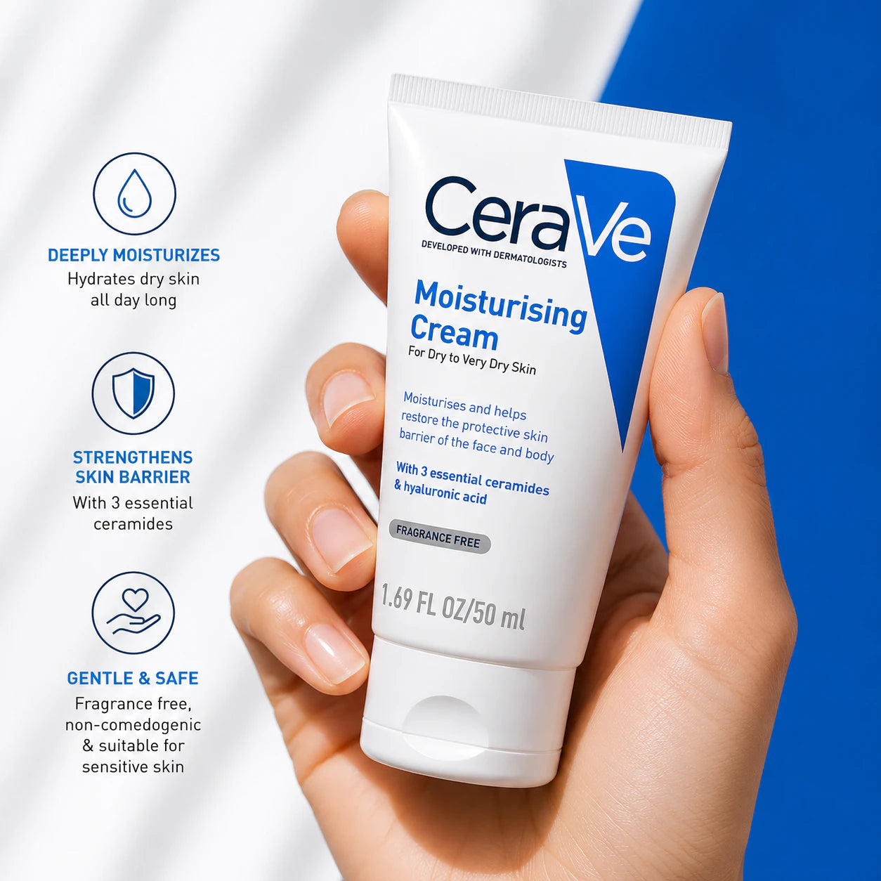 CeraVe Moisturizing Cream for Dry Skin