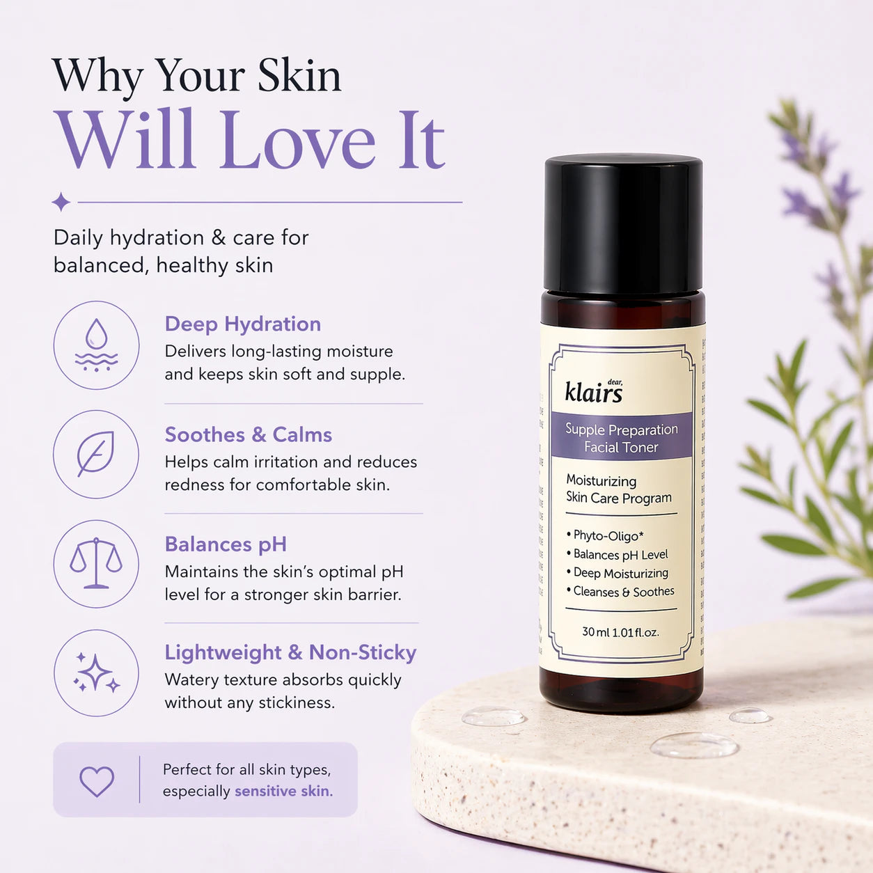 Dear, Klairs Supple Preparation Facial Toner