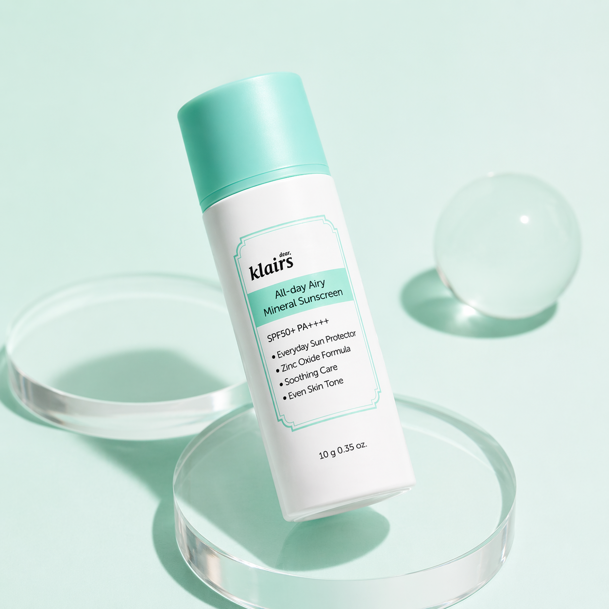 Dear, Klairs All-day Airy Mineral Sunscreen SPF50+ PA++++