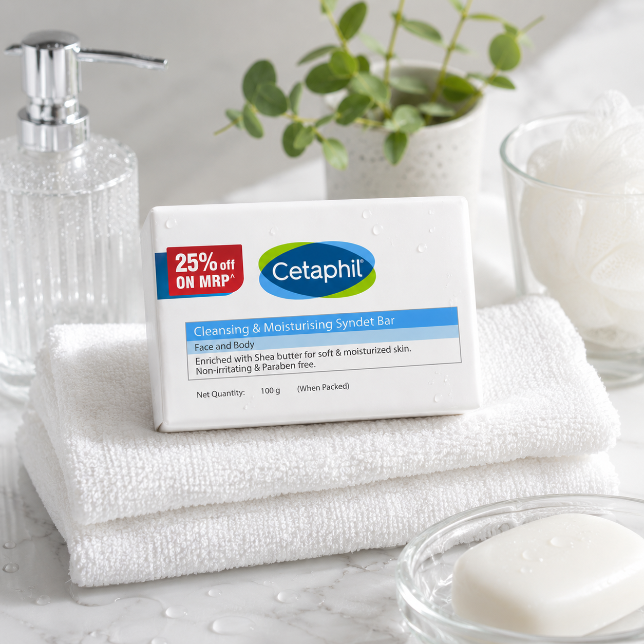 Cetaphil Cleansing & Moisturising Syndet Bar