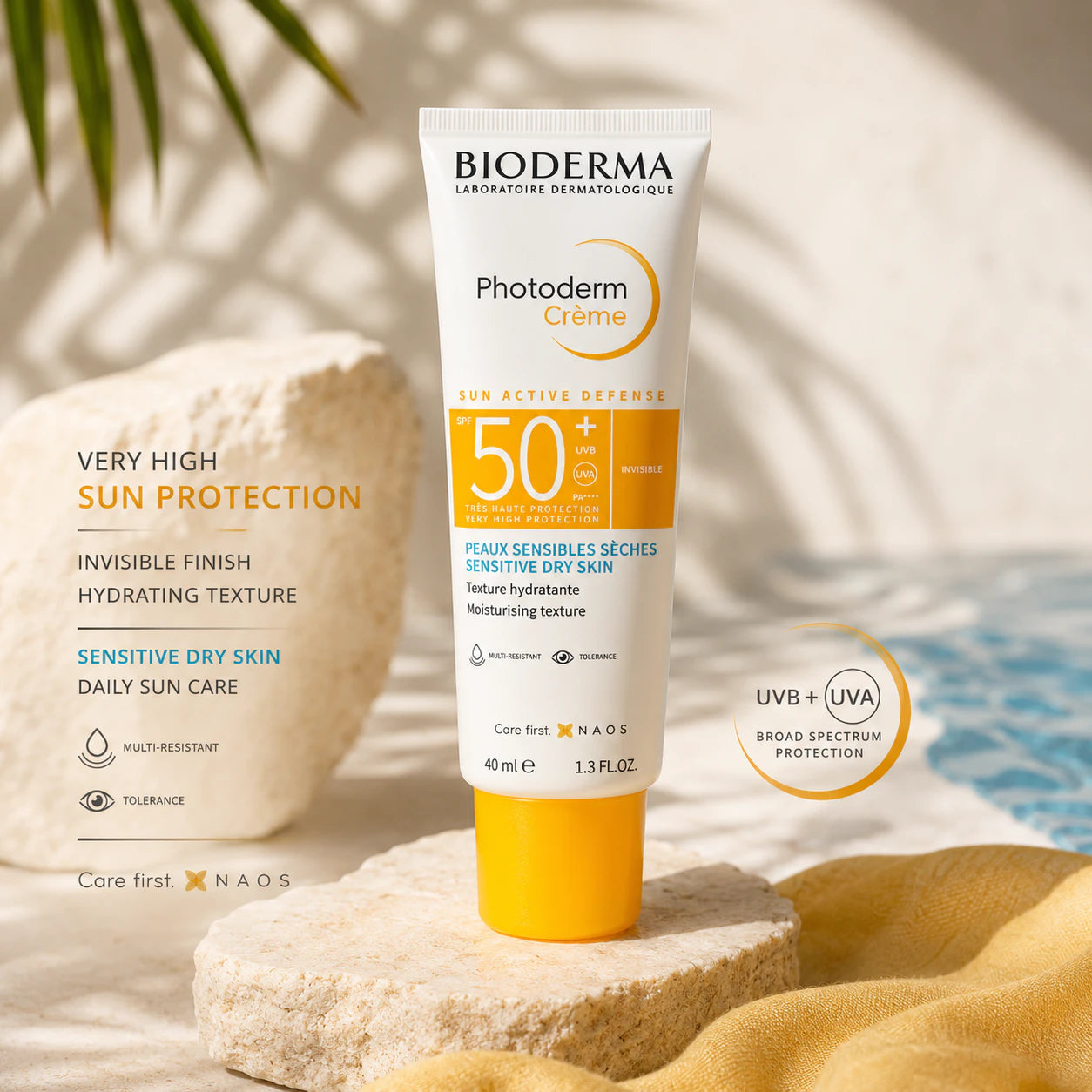 Bioderma Photoderm Cream SPF 50+ PA++++ Invisible Finish Sunscreen