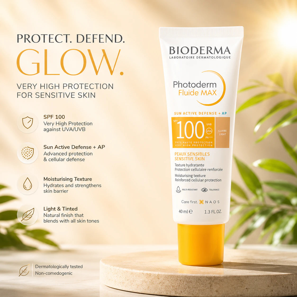 Bioderma Photoderm Fluide Max SPF 100 PA++++TINTED SUNSCREEN FOR SENSITIVE SKIN