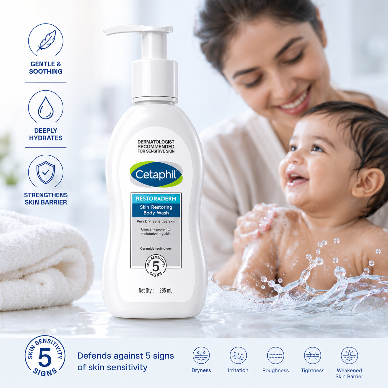 Cetaphil Restoraderm Skin Restoring Body Wash