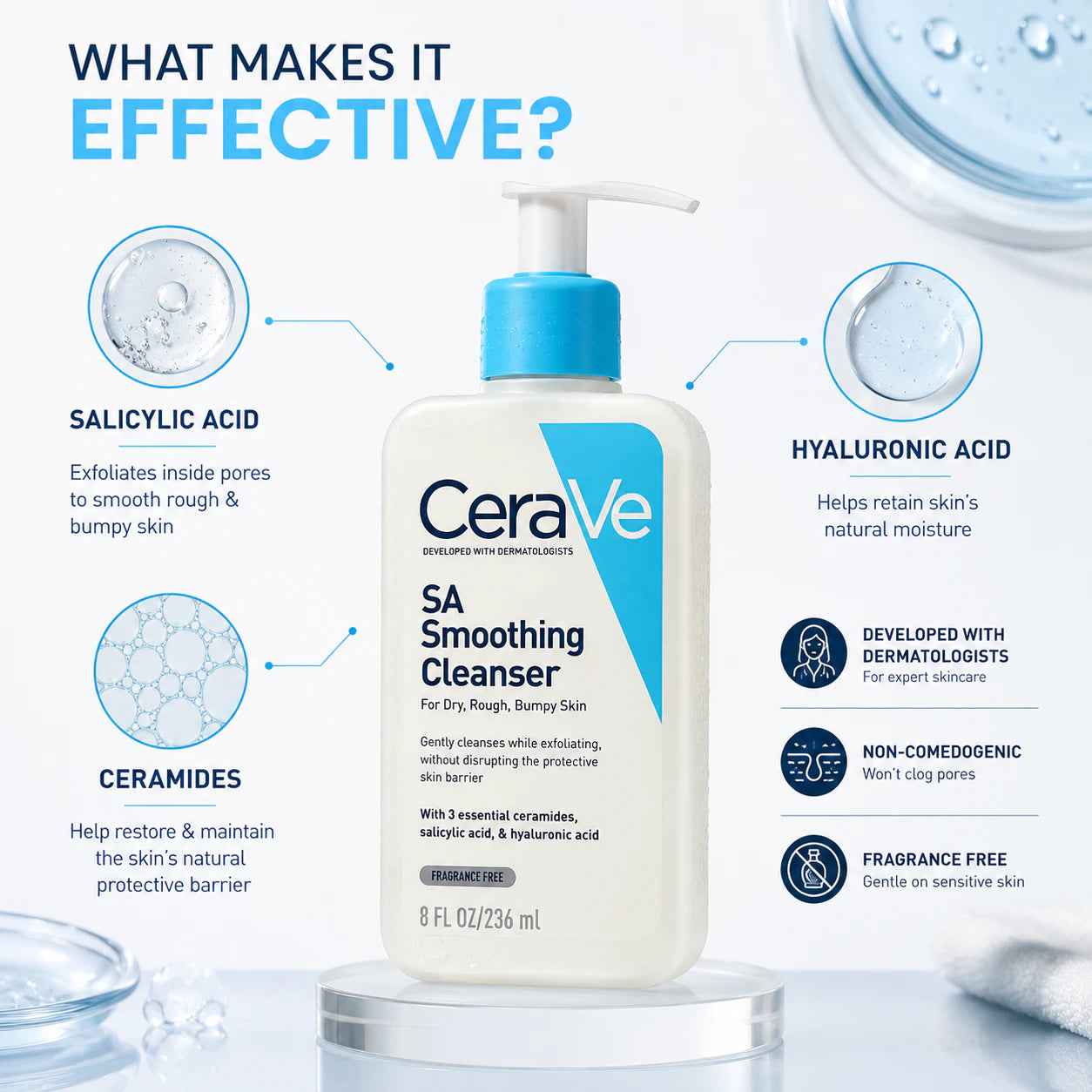 CeraVe SA Smoothing Cleanser