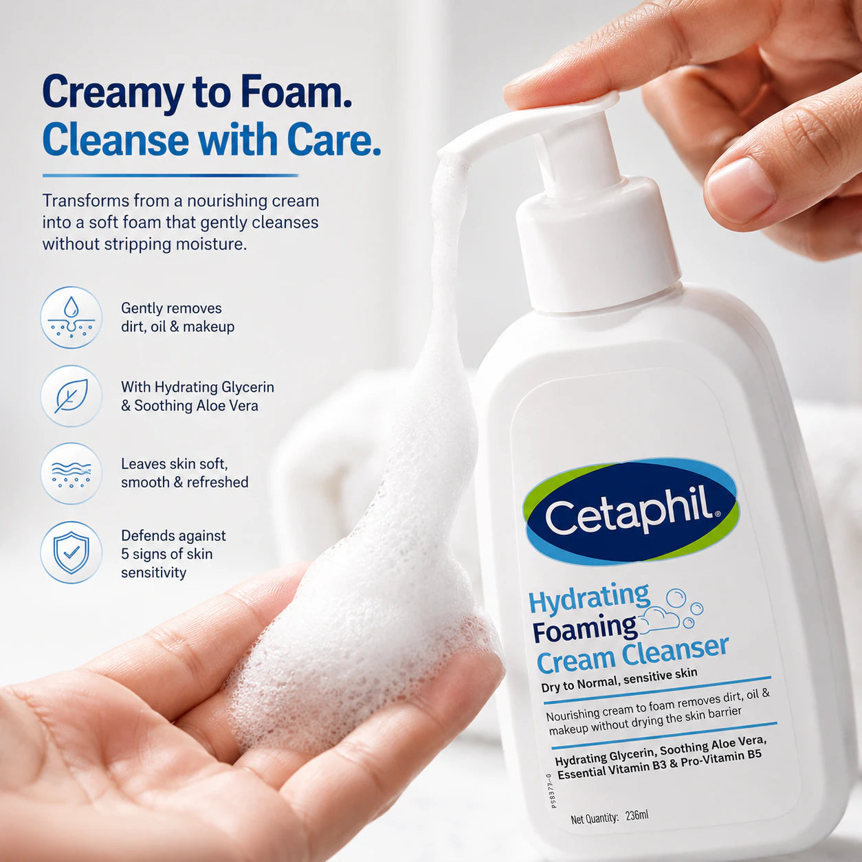 Cetaphil Gentle Foaming Cleanser