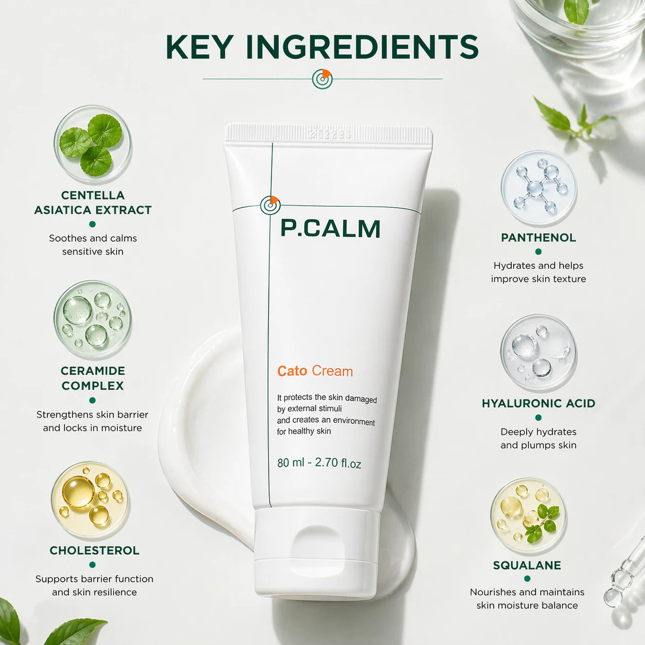 P.Calm Cato Cream [80ml]