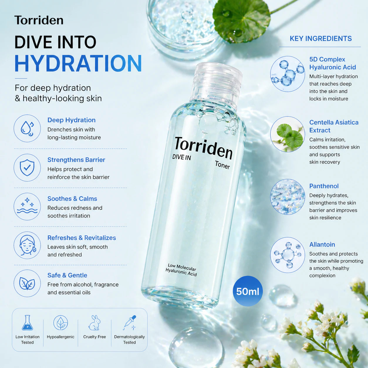 Torriden Dive In Toner [50ml]