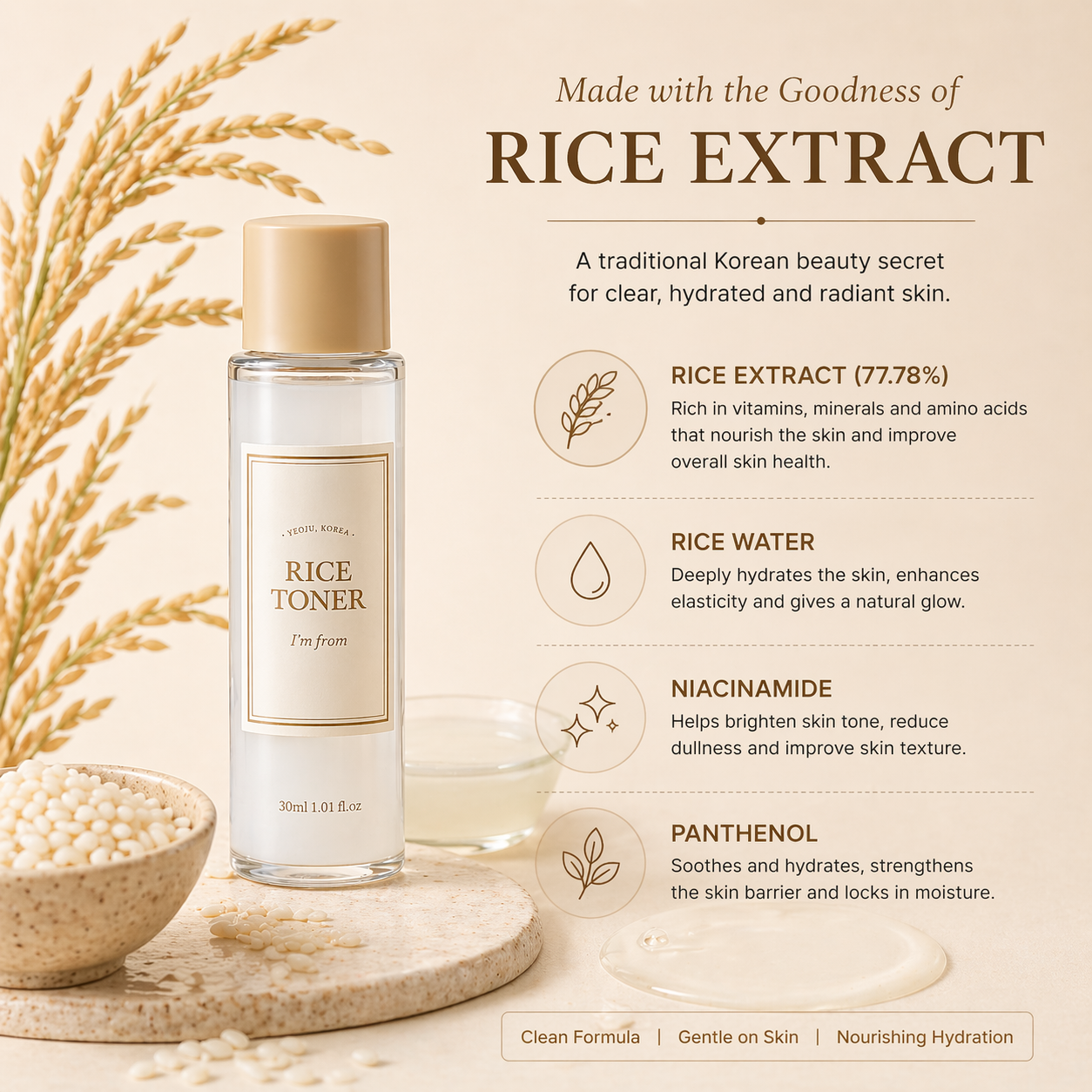I'm From Rice Toner [30ml]