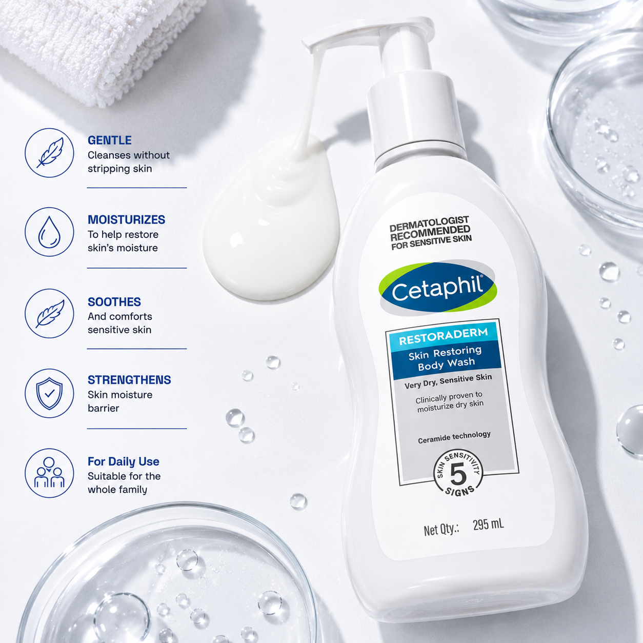 Cetaphil Restoraderm Skin Restoring Body Wash
