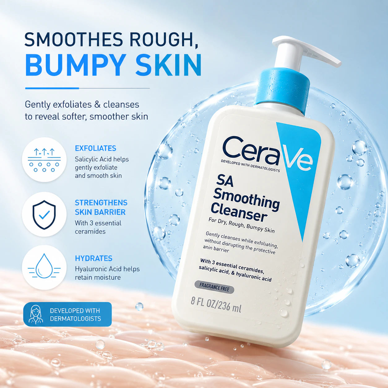 CeraVe SA Smoothing Cleanser