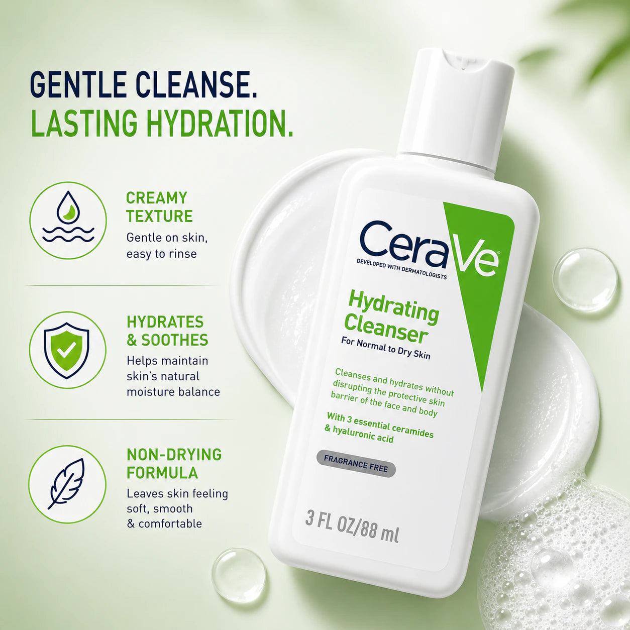 CeraVe Hydrating Cleanser for Dry Skin