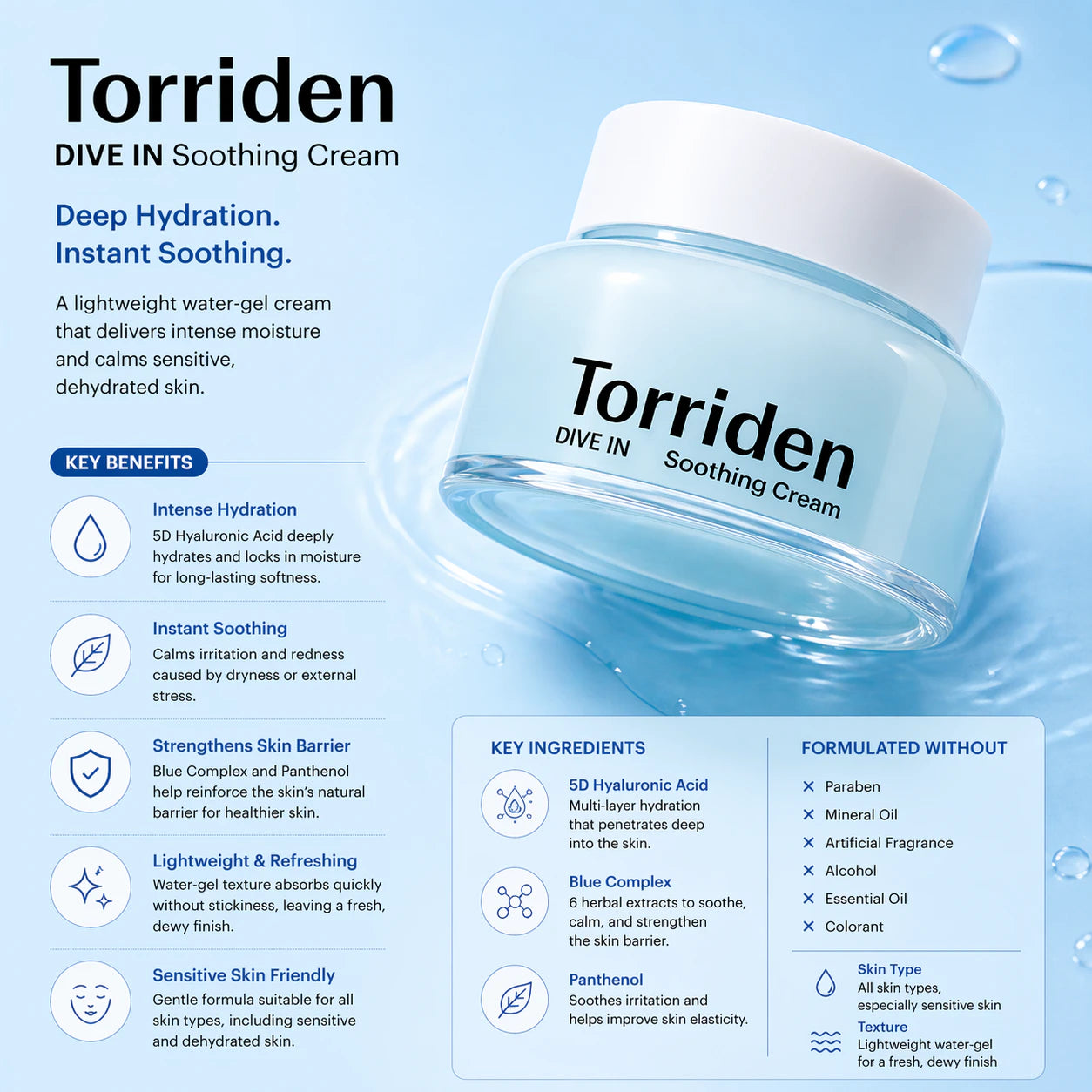 Torriden Dive In Soothing Cream [100ml]