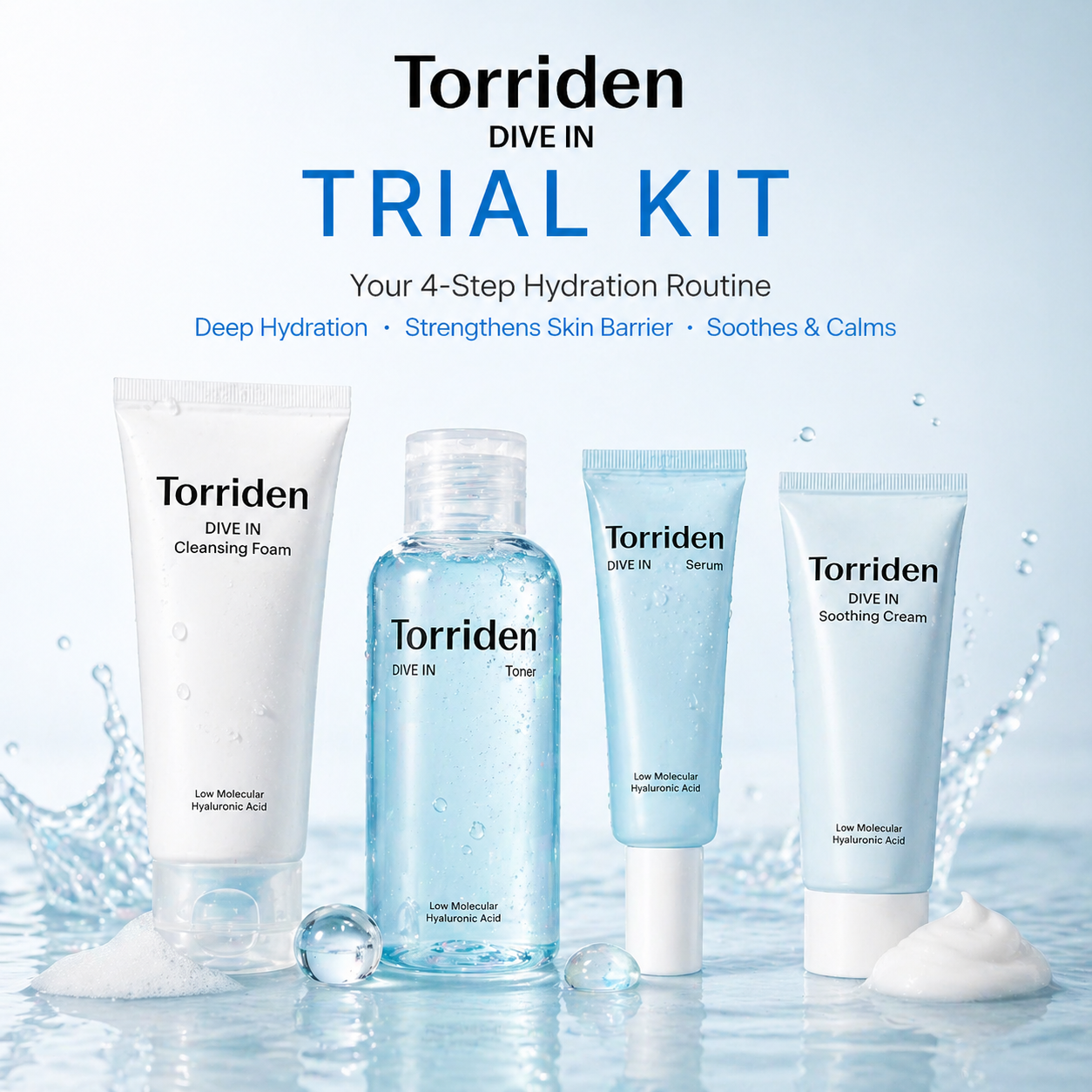 Torriden Dive In Trial Kit [30ml/50ml/20ml/20ml]