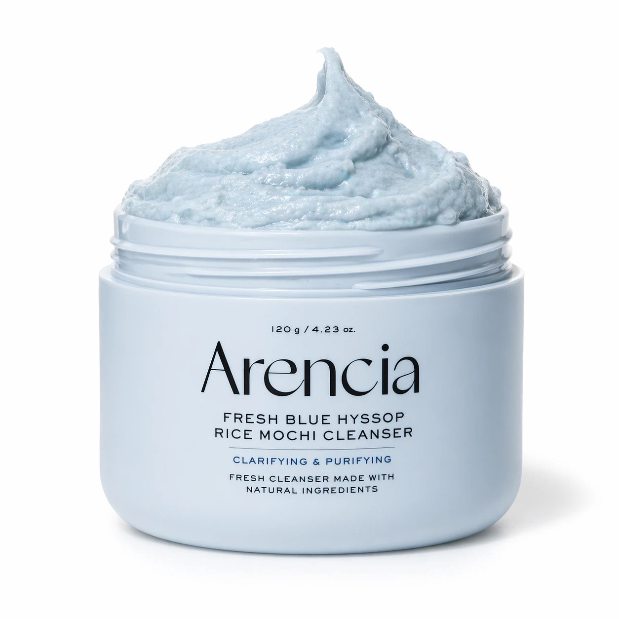 Arencia Fresh Blue Hyssop Rice Mochi Cleanser (120g)
