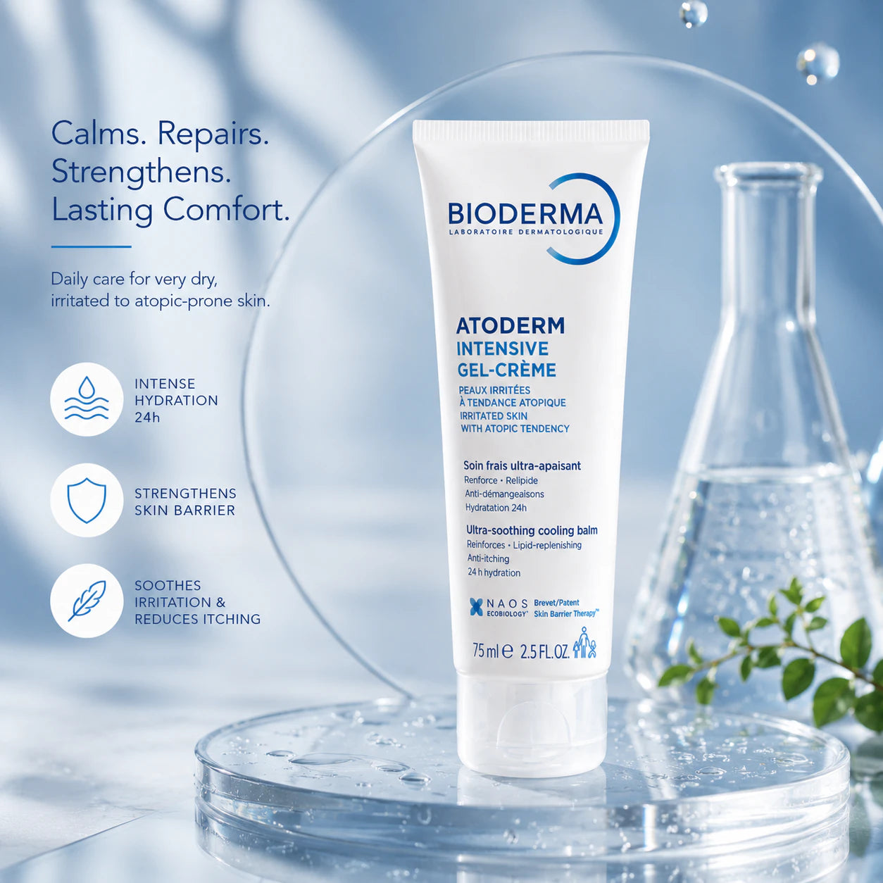 Bioderma Atoderm Intensive Gel Creme – Ultra Soothing Cooling Care