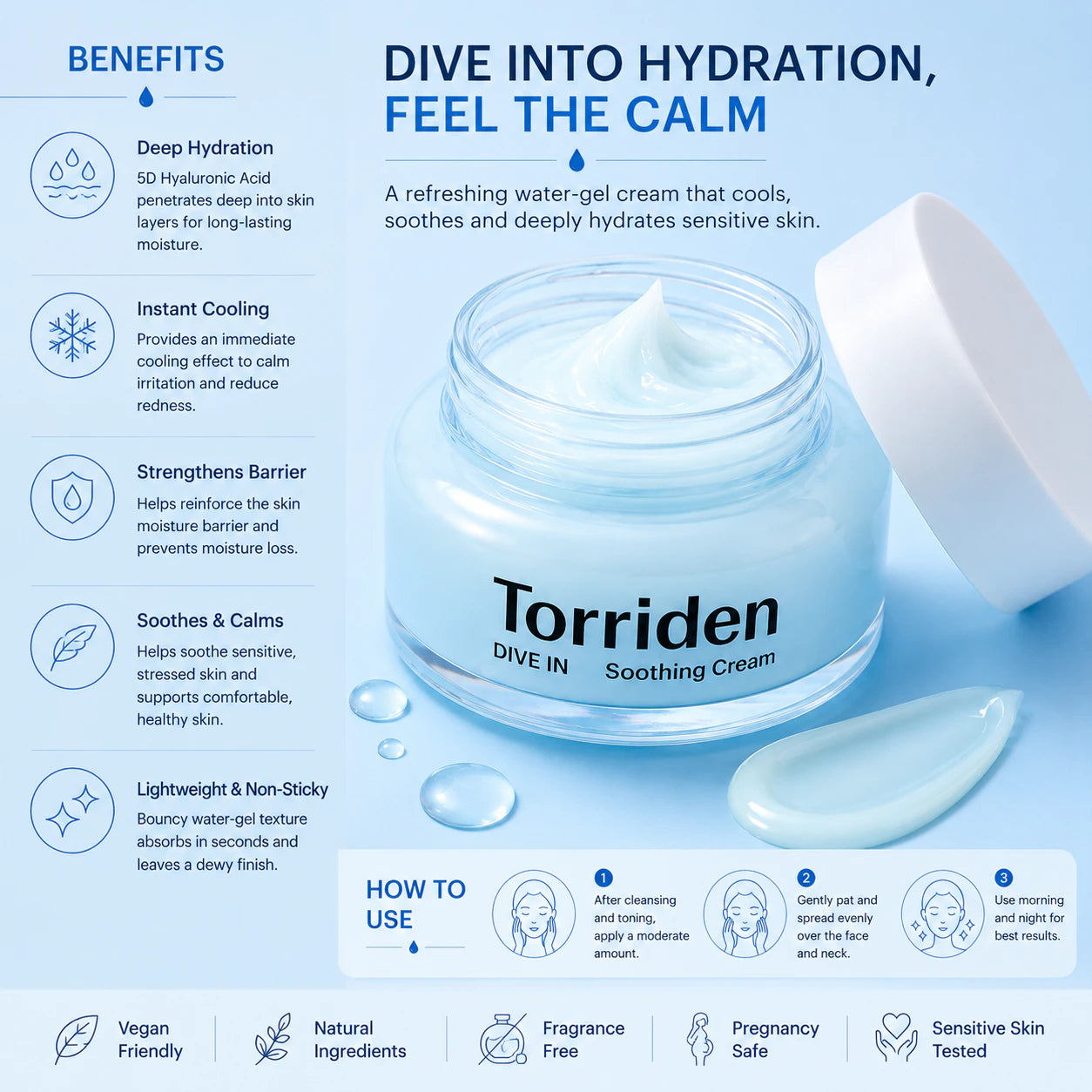 Torriden Dive In Soothing Cream [100ml]