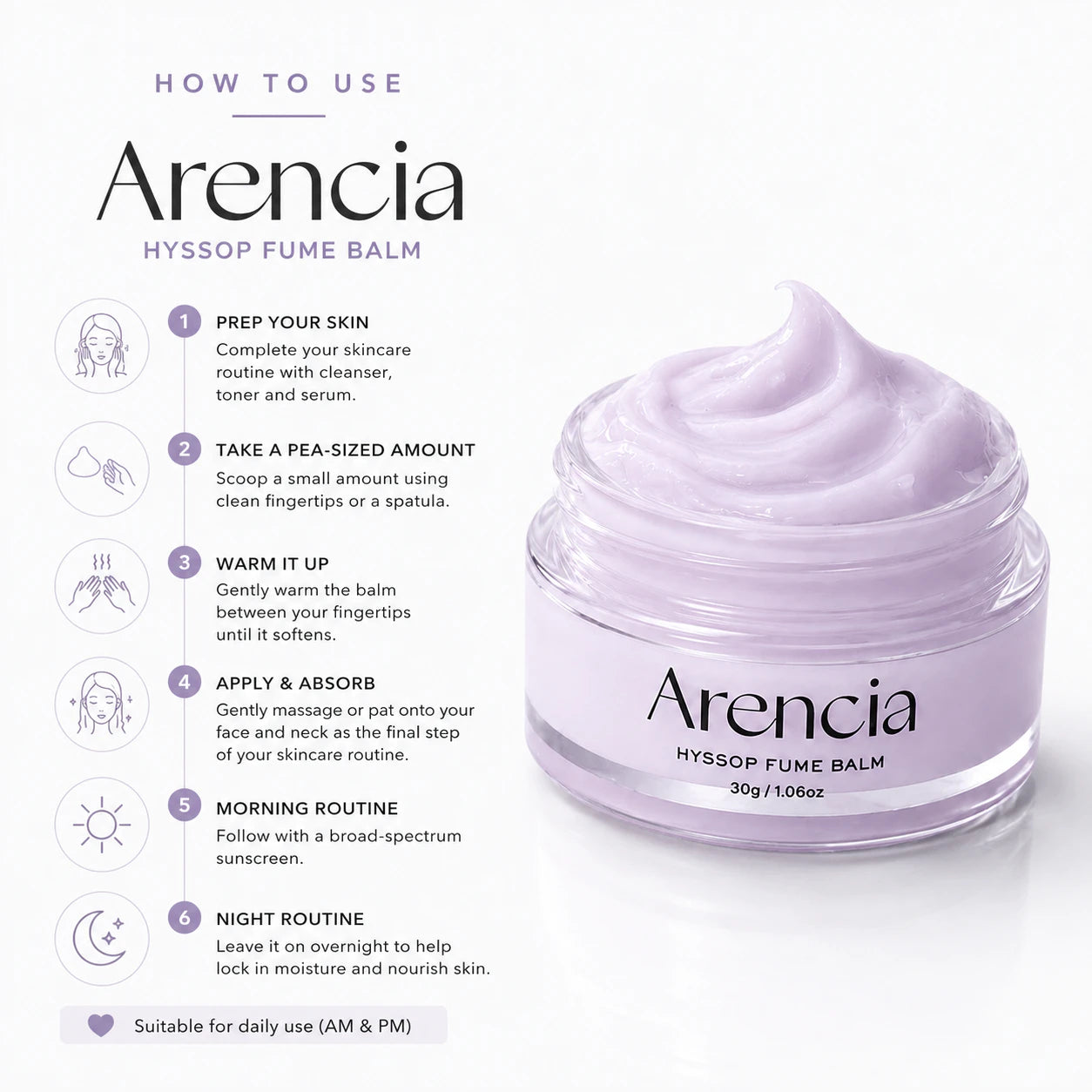 Arencia Hyssop Fume Balm [30g]