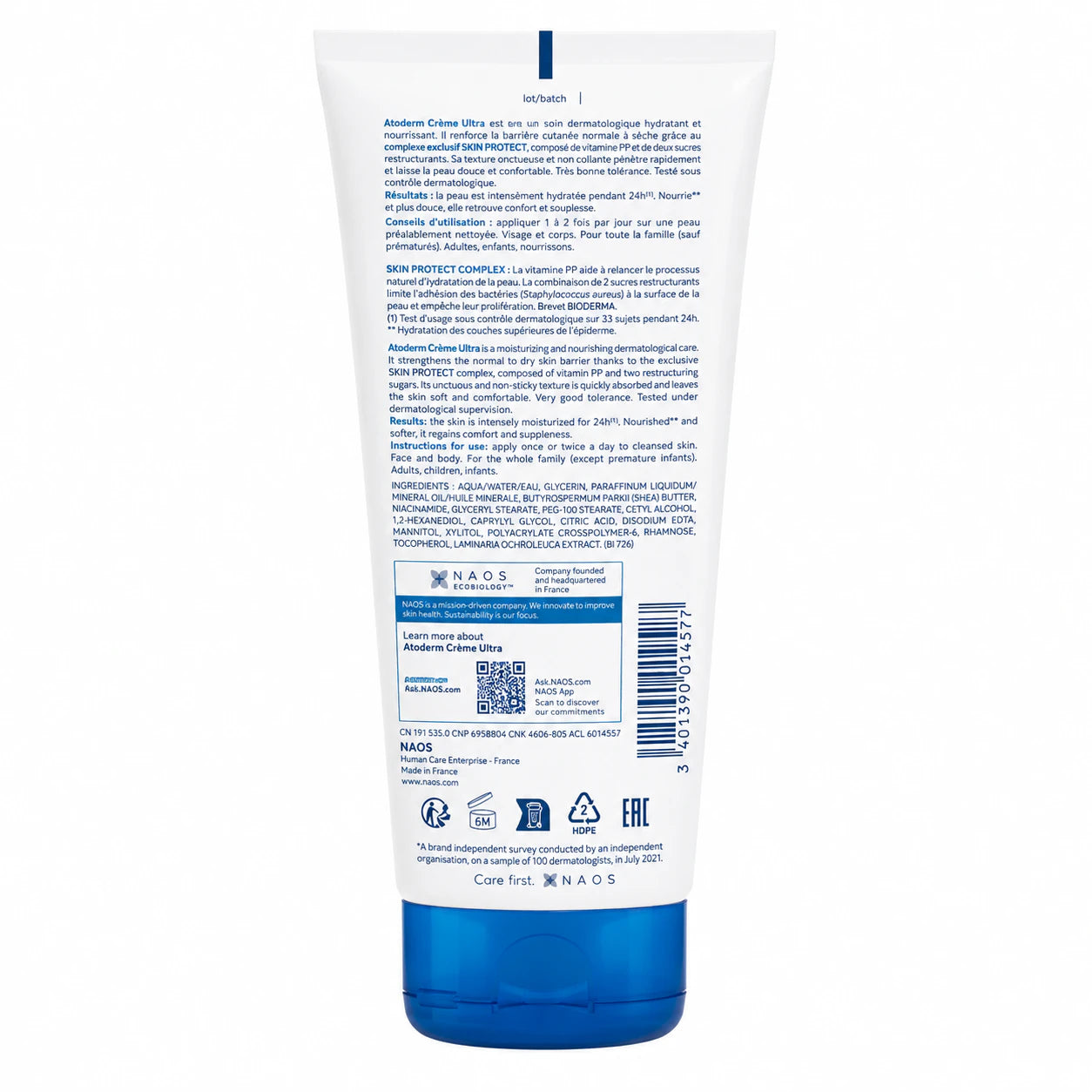 Bioderma Atoderm Creme Ultra - Nourishing Moisturising Cream