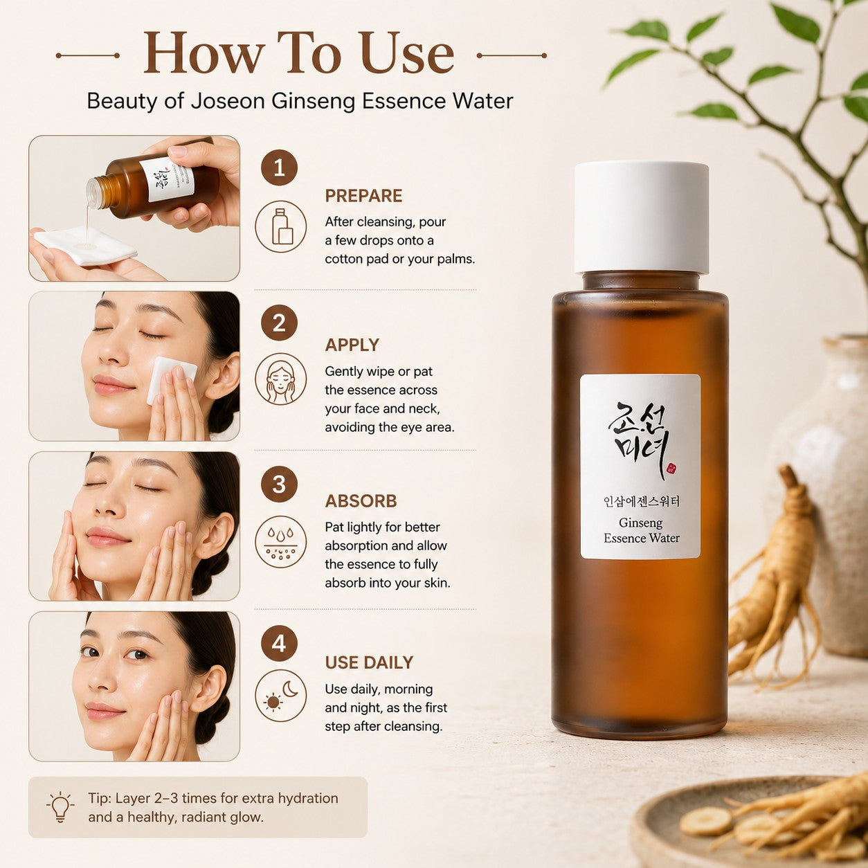Beauty of Joseon Ginseng Essence Water