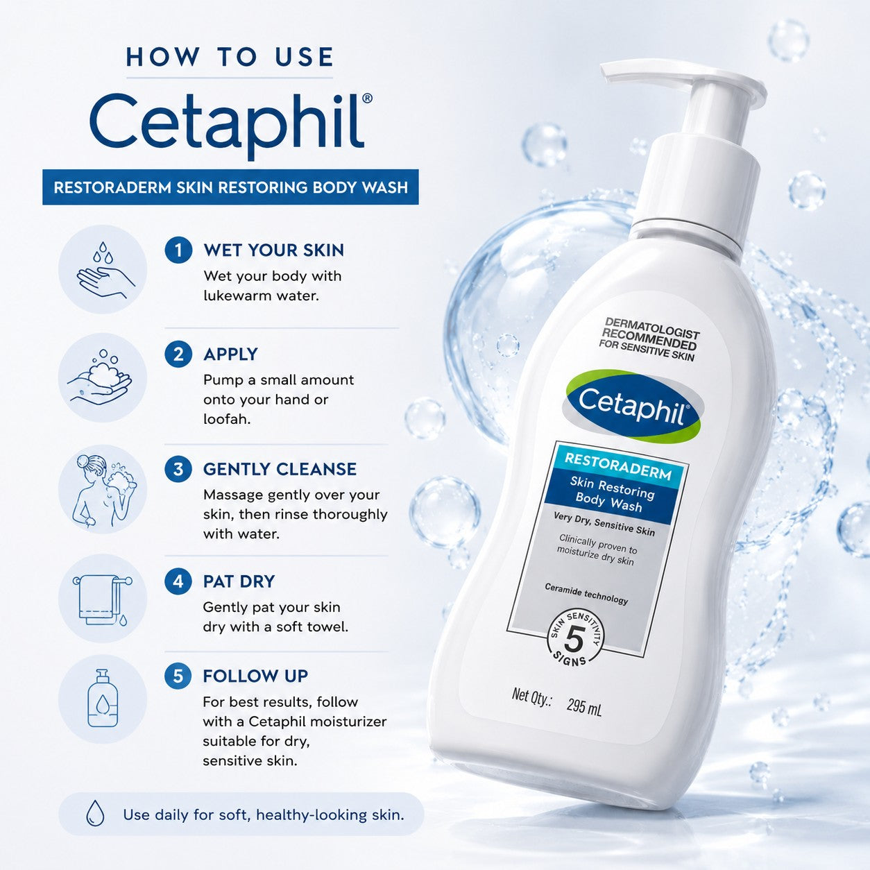 Cetaphil Restoraderm Skin Restoring Body Wash