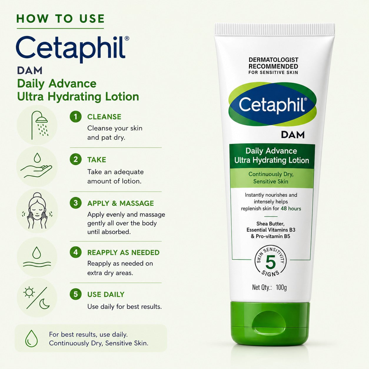 Cetaphil Daily Advance Ultra Hydrating Lotion