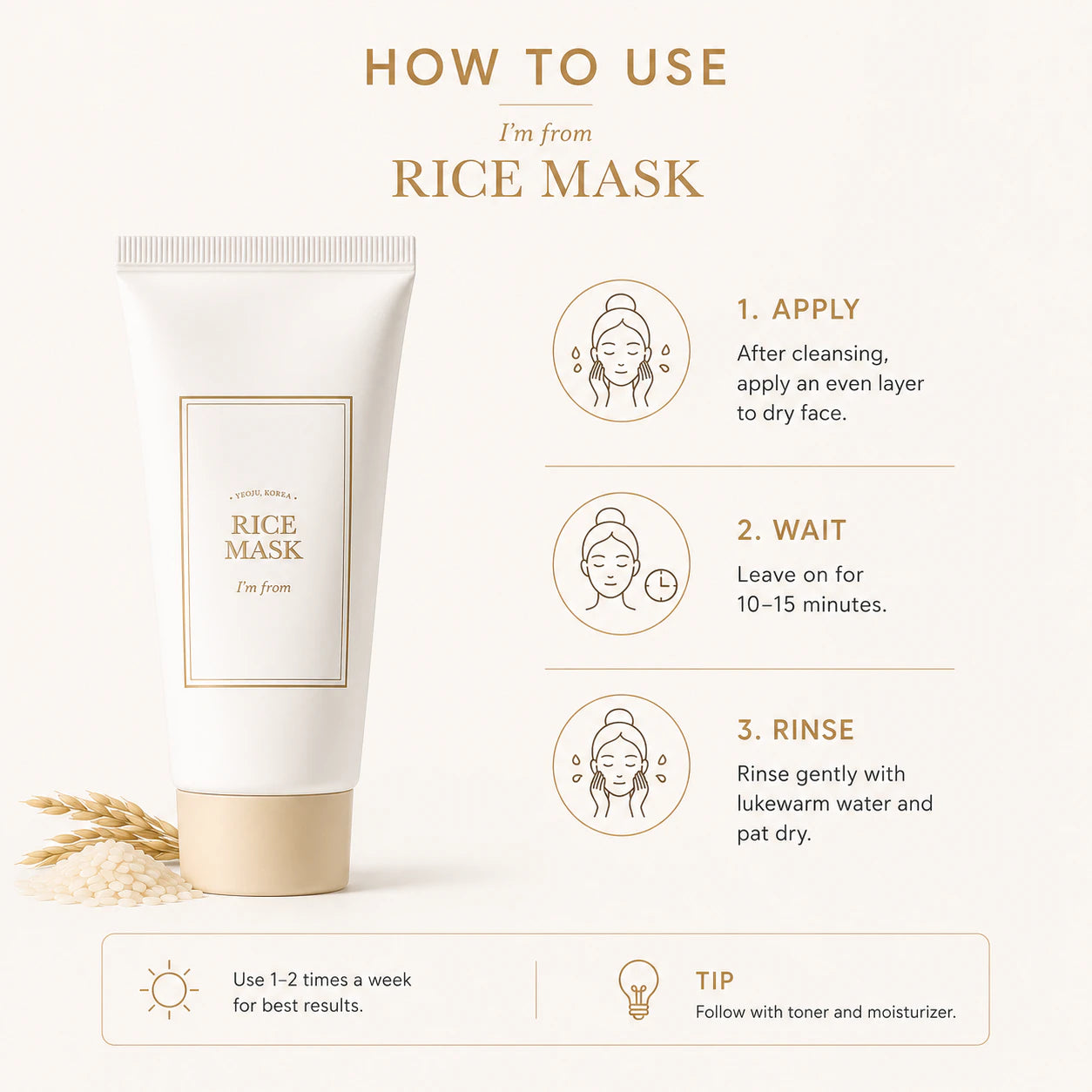 I'm From Rice Mask [30g]