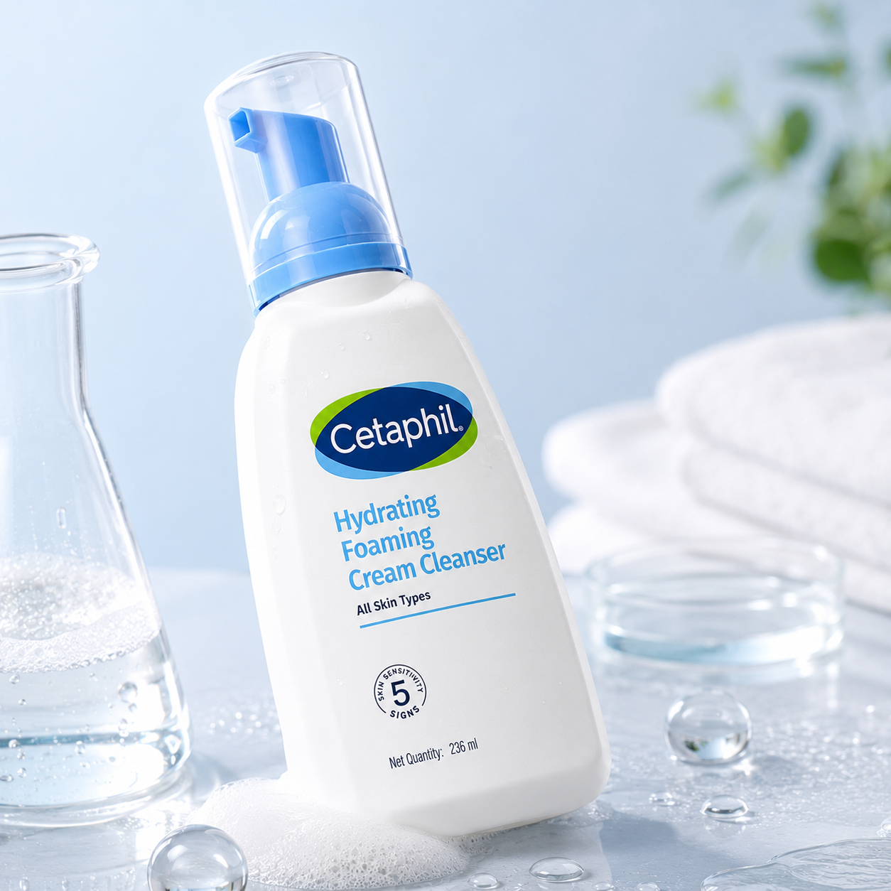 Cetaphil Hydrating Foaming Cream Cleanser