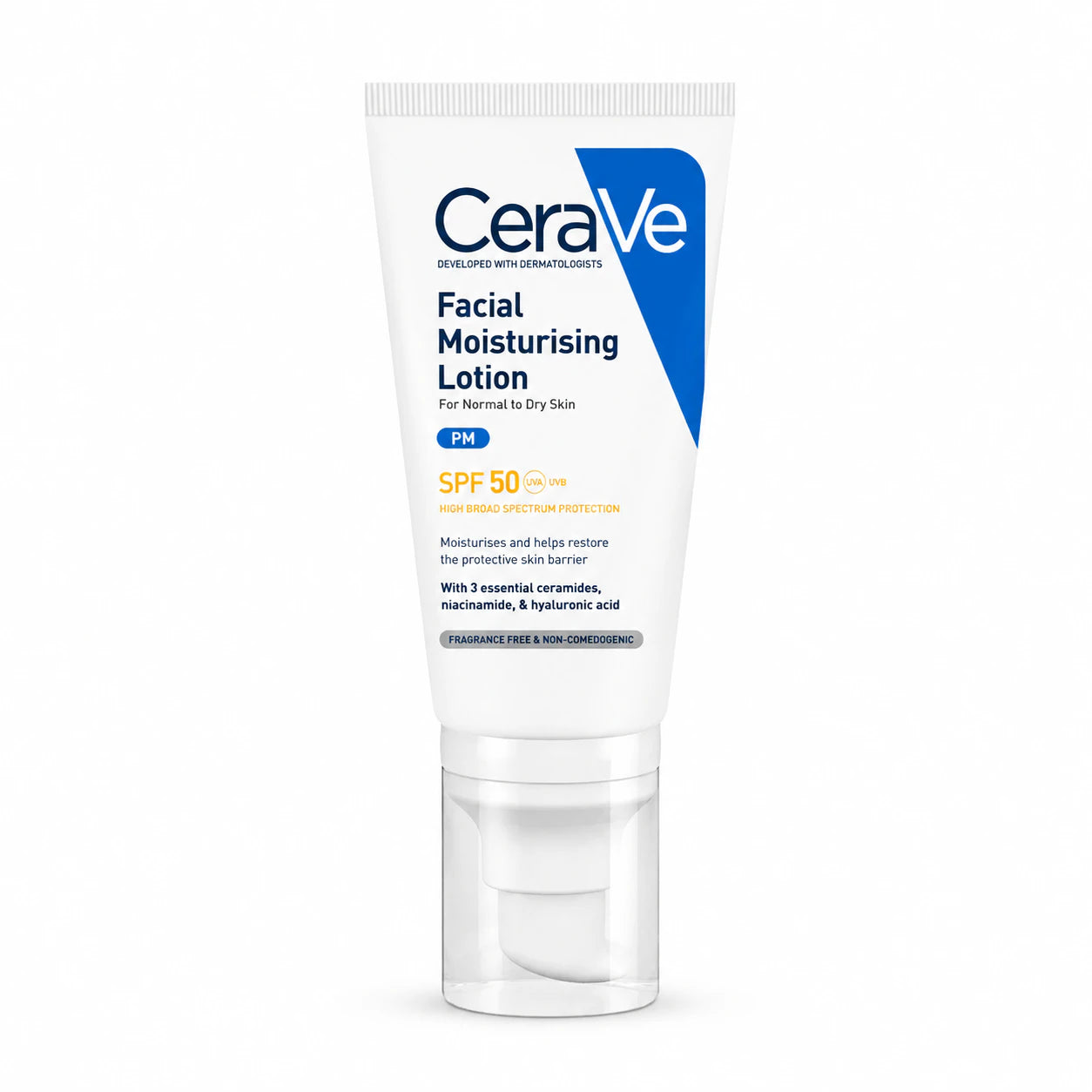 CeraVe PM Facial Moisturizing Lotion with SPF50