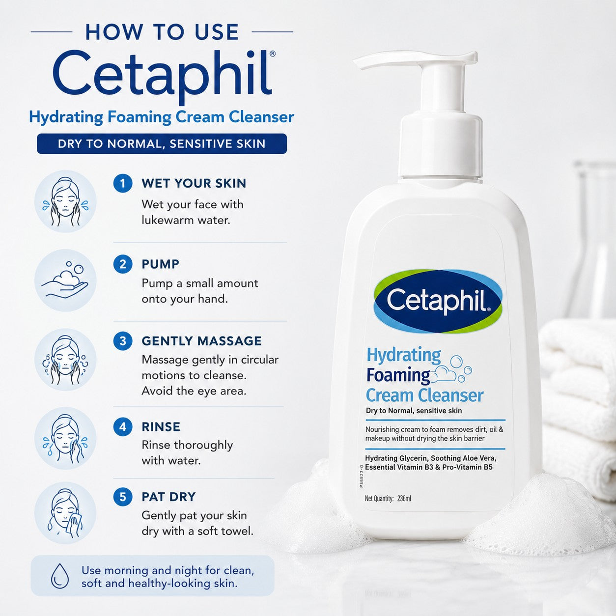 Cetaphil Gentle Foaming Cleanser