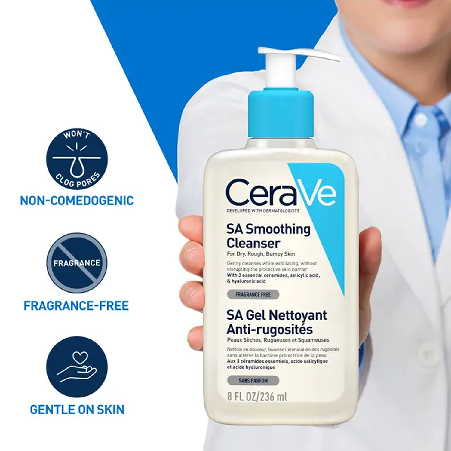 CeraVe SA Smoothing Cleanser