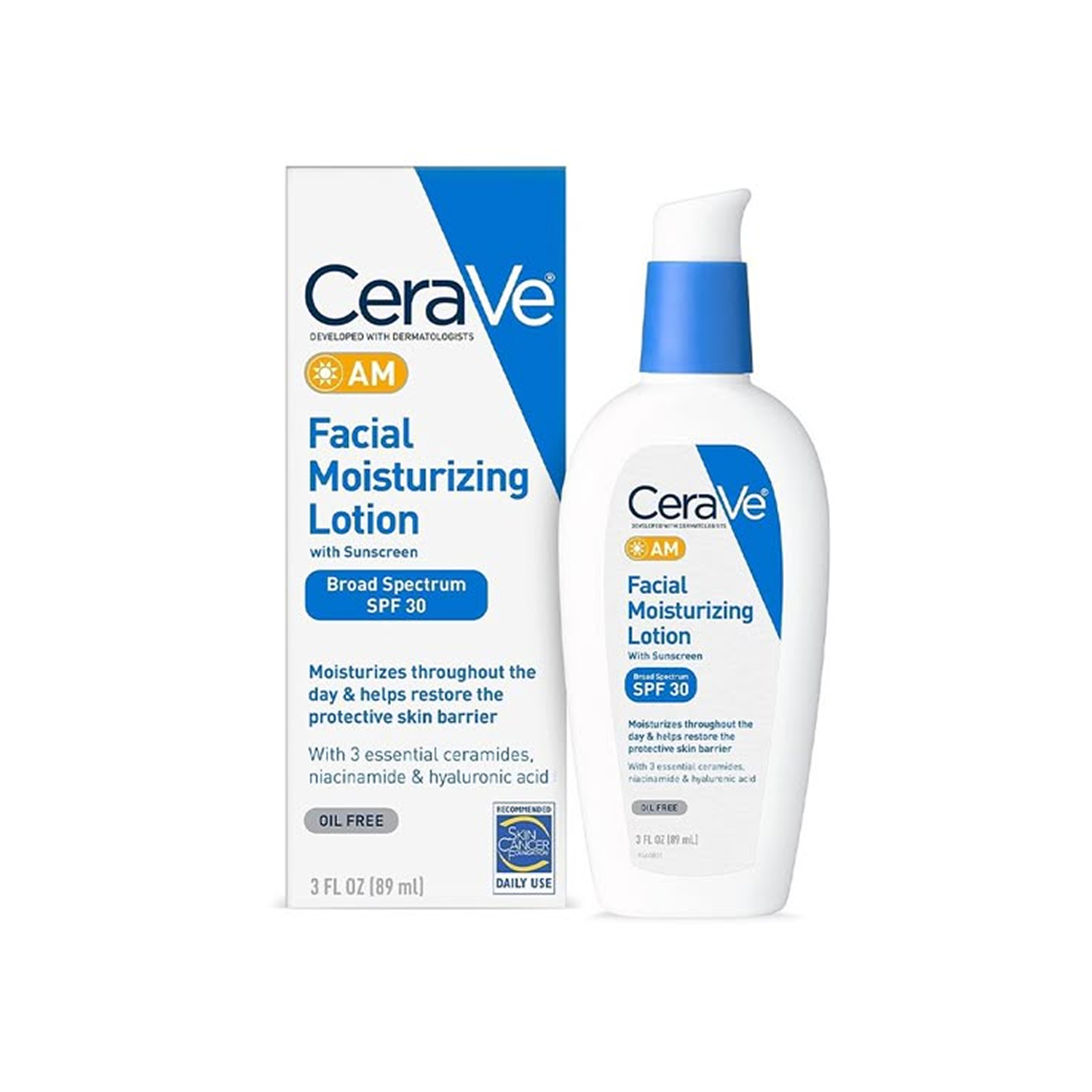 CeraVe AM Facial Moisturizing Lotion with SPF 30